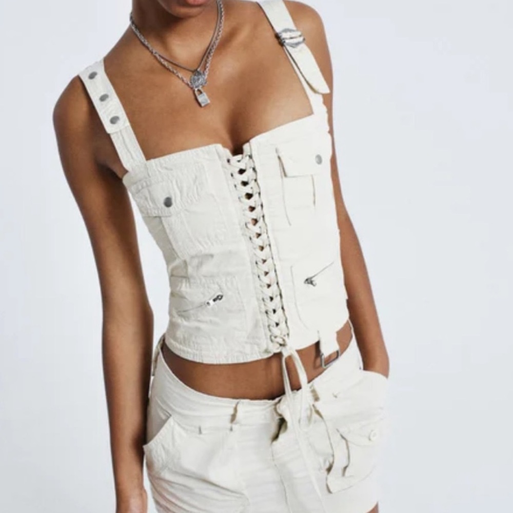 Ecru Cargo Corset- BRAND NEW NEVER WORN